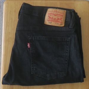 Vintage LEVI'S 514 Washed Black Jeans